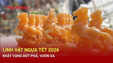 Linh vật ngựa Tết 2026: Khát vọng bứt phá, vươn xa