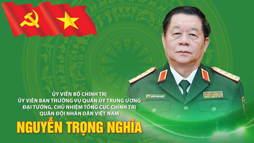 Infographic | Đại tướng Nguyễn Trọng Nghĩa được bầu làm Ủy viên Bộ Chính trị khóa XIV