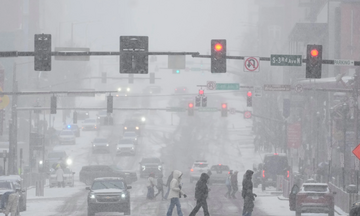 Hàng chục nghìn chuyến bay ở Mỹ bị hủy do siêu bão lịch sử