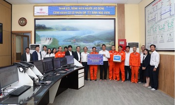 EVNGENCO2 thăm, chúc Tết người lao động Thủy điện A Vương
