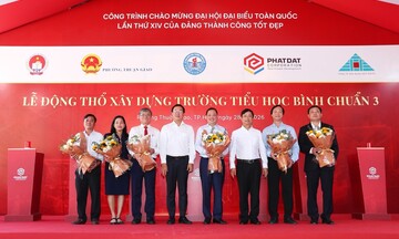 TP. Hồ Chí Minh: Động thổ xây dựng trường học đạt chuẩn quốc gia