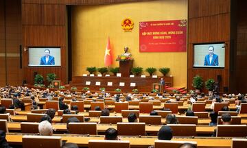 Chủ tịch Quốc hội gặp mặt nguyên lãnh đạo Quốc hội qua các thời kỳ