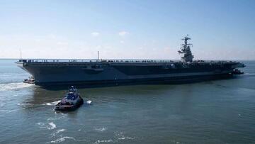 Tàu sân bay CVN-79 bắt đầu giai đoạn chạy thử trên biển