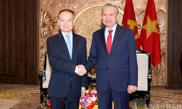 Tổng Bí thư Tô Lâm tiếp Đặc phái viên của Tổng Bí thư, Chủ tịch nước Trung Quốc