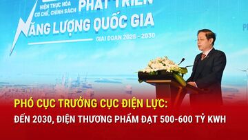 Phó Cục trưởng Cục Điện lực: Đến năm 2030, điện thương phẩm đạt 500 - 600 tỷ kWh