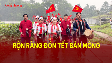 Rộn ràng đón Tết bản Mông