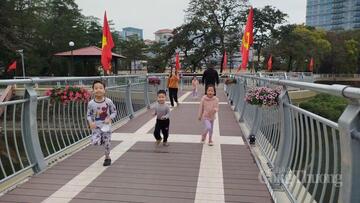 Hà Nội: Cận cảnh diện mạo mới Công viên Nghĩa Đô 