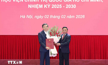 Đồng chí Đoàn Minh Huấn giữ chức Bí thư Đảng ủy Học viện Chính trị quốc gia Hồ Chí Minh