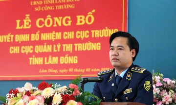 Ông Phan Văn Tuyên giữ chức Chi cục trưởng Quản lý thị trường Lâm Đồng