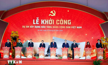 Tổng Bí thư Tô Lâm dự lễ khởi công xây dựng Bảo tàng Đảng Cộng sản Việt Nam