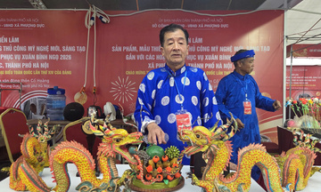 Lan tỏa sắc xuân trong từng sản phẩm thủ công mỹ nghệ