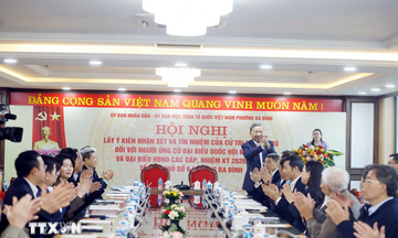 Cử tri tín nhiệm Tổng Bí thư và 5 Ủy viên Bộ Chính trị ứng cử đại biểu Quốc hội