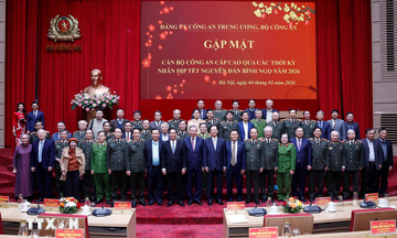 Tổng Bí thư Tô Lâm gặp mặt cán bộ công an cấp cao các thời kỳ