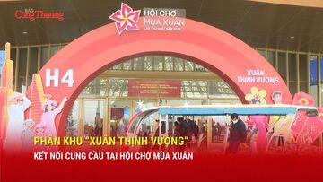 Phân khu 'Xuân Thịnh Vượng': Kết nối cung cầu tại Hội chợ Mùa Xuân