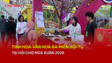 Tinh hoa văn hóa ba miền hội tụ tại Hội chợ Mùa Xuân 2026