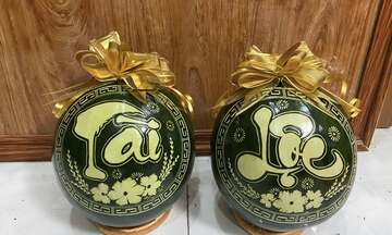 Dịch vụ khắc tỉa hoa quả nghệ thuật bội thu cận Tết