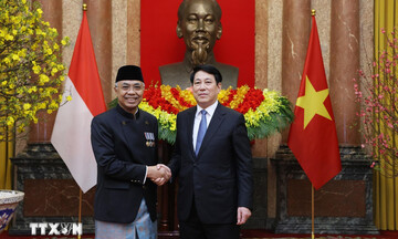 Chủ tịch nước Lương Cường tiếp Đại sứ Indonesia, Philippines trình thư ủy nhiệm