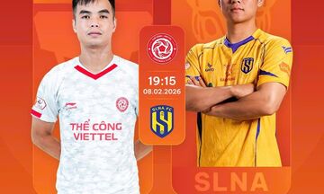 Thể Công Viettel 'đón tiếp' Sông Lam Nghệ An với đội hình mạnh