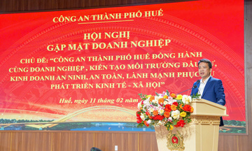 Công an TP. Huế đồng hành cùng doanh nghiệp phát triển bền vững
