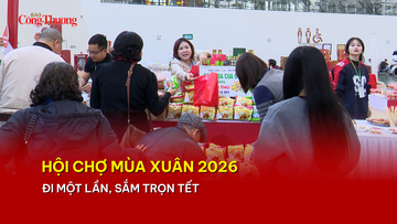 Hội chợ Mùa Xuân 2026: Đi một lần, sắm trọn Tết