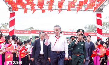 Tổng Bí thư Tô Lâm dự khởi công trường phổ thông nội trú tại Đắk Lắk