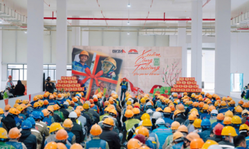 Đem xuân về các công trường xây dựng