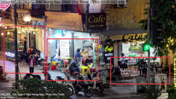 Hà Nội: 'Phạt nguội' 327 trường hợp vi phạm trật tự đô thị, môi trường 