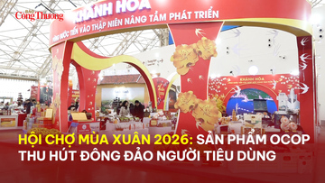 Hội chợ Mùa Xuân 2026: Sản phẩm OCOP thu hút đông đảo người tiêu dùng 
