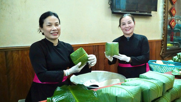 Bánh chưng Bờ Đậu và hồn cốt vị Tết xưa