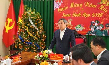 Chủ tịch Thành phố Hà Nội thăm, chúc Tết Tiểu đoàn Công binh 544