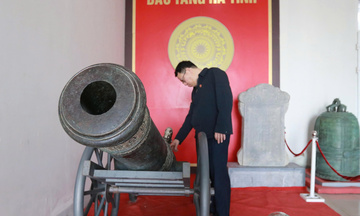 Chiêm ngưỡng 3 khẩu thần công ‘bảo vật quốc gia’ ở Hà Tĩnh