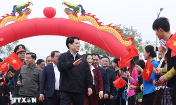 Chủ tịch nước Lương Cường dự Lễ phát động 'Tết trồng cây đời đời nhớ ơn Bác Hồ' tại Lào Cai