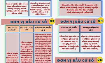 Thể lệ và nguyên tắc bỏ phiếu bầu cử đại biểu Quốc hội và Hội đồng nhân dân