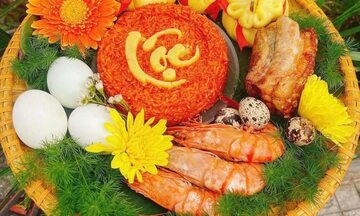 Mâm tam sên, 'vàng ăn được' đắt khách trước ngày vía Thần Tài