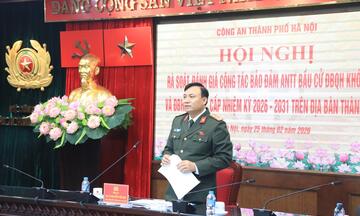 Hà Nội: Rà soát an ninh phục vụ bầu cử đại biểu Quốc hội