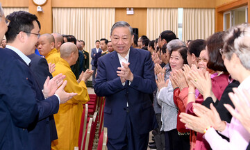 Tổng Bí thư Tô Lâm dự Hội nghị tiếp xúc cử tri với người ứng cử đại biểu Quốc hội khóa XVI tại Hà Nội