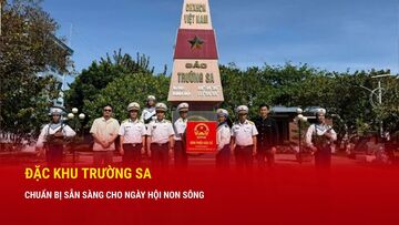 Đặc khu Trường Sa chuẩn bị sẵn sàng cho ngày hội non sông