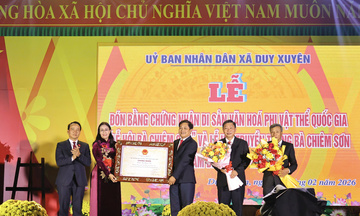 Công nhận Lễ hội Bà Chiêm Sơn là Di sản văn hóa phi vật thể quốc gia 