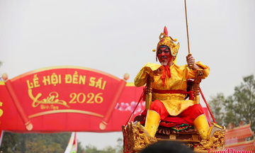 Nghi lễ rước ‘Vua giả’ đền Sái là Di sản Văn hóa phi vật thể quốc gia