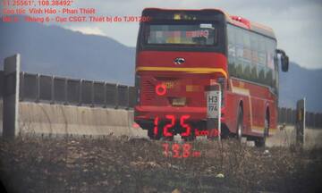 Nhiều lái xe vi phạm tốc độ trên cao tốc TP. Hồ Chí Minh - Vân Phong