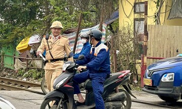 Xử lý 142 trường hợp vi phạm tại các đường ngang đường sắt