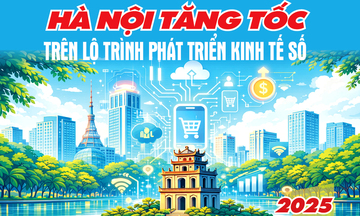 Hà Nội tăng tốc trên lộ trình phát triển kinh tế số
