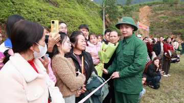 Rộn ràng khí thế ngày hội tòng quân tại Thái Nguyên