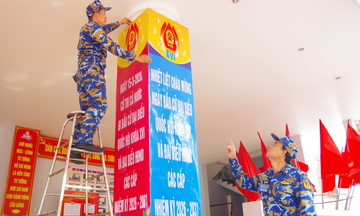 Cán bộ, chiến sĩ Lữ đoàn 125 sẵn sàng cho ngày bầu cử