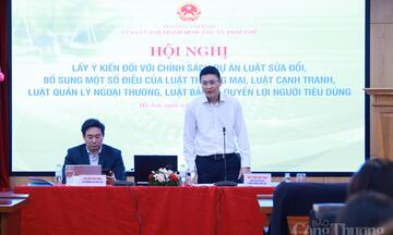 Chùm ảnh: Bộ Công Thương tổ chức hội nghị lấy ý kiến về sửa đổi 4 luật lĩnh vực Công Thương