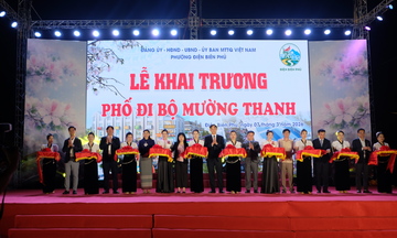 Khai trương phố đi bộ Mường Thanh: Điểm nhấn du lịch mới Điện Biên Phủ
