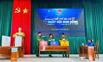 Tuổi trẻ Gia Lai hướng về 'ngày hội non sông'