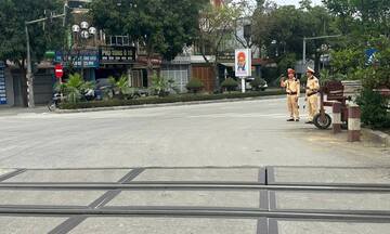 Xử lý 129 trường hợp vi phạm giao thông tại đường ngang đường sắt 