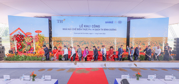 Khởi công nhà máy thực phẩm sạch TH Bình Dương: Mốc son mới trên con đường Vì sức khỏe cộng đồng