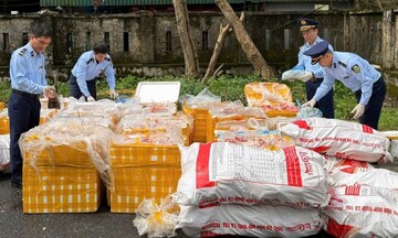 Hà Tĩnh: Bắt giữ hơn 2,6 tấn sản phẩm động vật không rõ nguồn gốc 